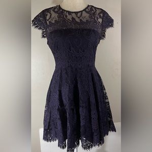 Pre-owned BB DAKOTA Lace Dress- Sz 10